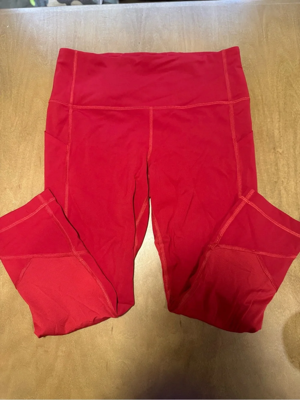 lululemon athletica Red Performance Leggings